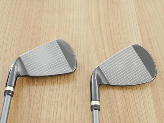 Lady club : All : ชุดเหล็กกระเทย PRGR New Egg Iron (รุ่นปี 2017 ตีง่ายและไกลมาก) มีเหล็ก 7-Pw,Aw,As,Sw (7 ชิ้น) ก้านกราไฟต์ Flex L (M-30)