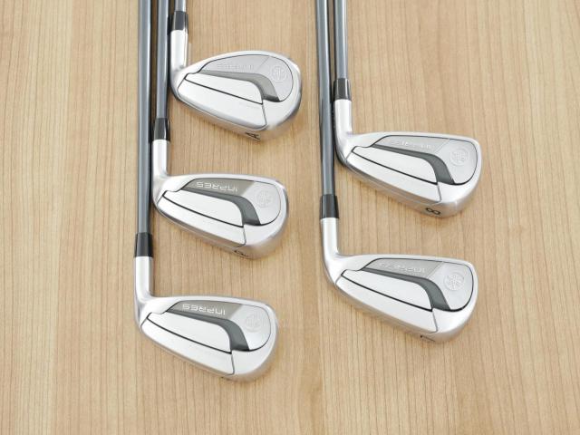 Iron set : Yamaha : ชุดเหล็ก Yamaha Inpres DriveStar Type S (รุ่นล่าสุด ปี 2025 ตีไกลที่สุด ไกลกว่าเหล็กทั่วไป 2 เบอร์ หน้าเด้งมากๆ) มีเหล็ก 7-Pw,Aw (5 ชิ้น) ก้านกราไฟต์ Fujikura Speeder NX M-425i Flex SR