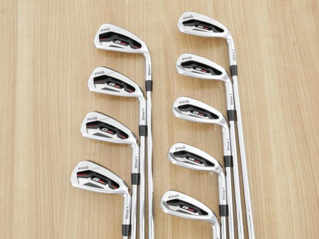 Iron set : Ping : ชุดเหล็ก Ping G410 (รุ่นปี 2019 Japan Spec. ใบใหญ่ ง่าย ไกล) มีเหล็ก 5-Pw,Aw,Sw,Lw (9 ชิ้น) ก้านเหล็ก NS Pro Modus 105 Flex S