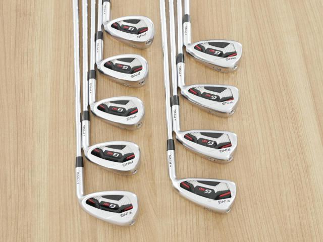 Iron set : Ping : ชุดเหล็ก Ping G410 (รุ่นปี 2019 Japan Spec. ใบใหญ่ ง่าย ไกล) มีเหล็ก 5-Pw,Aw,Sw,Lw (9 ชิ้น) ก้านเหล็ก NS Pro Modus 105 Flex S