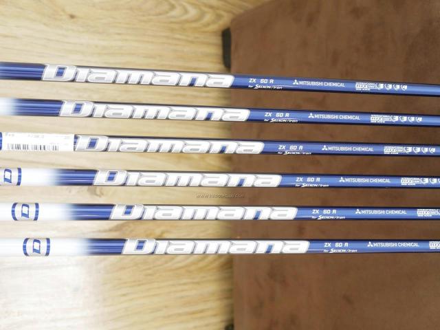 Iron set : Other Brand : ชุดเหล็ก Srixon ZX5 Forged (รุ่นใหม่ ปี 2021) มีเหล็ก 5-Pw (6 ชิ้น) ก้านกราไฟต์ Mitsubishi Diamana ZX 60 Flex R
