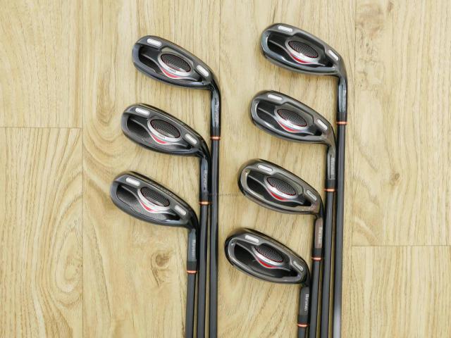 Iron set : Maruman : ชุดเหล็กกระเทย Maruman Shuttle i3000x มีเหล็ก 5-10,Pw (7 ชิ้น เทียบเท่า 4-Pw) ก้านกราไฟต์ Flex R 