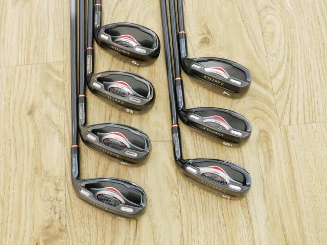 Iron set : Maruman : ชุดเหล็กกระเทย Maruman Shuttle i3000x มีเหล็ก 5-10,Pw (7 ชิ้น เทียบเท่า 4-Pw) ก้านกราไฟต์ Flex R 