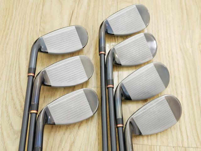 Iron set : Maruman : ชุดเหล็กกระเทย Maruman Shuttle i3000x มีเหล็ก 5-10,Pw (7 ชิ้น เทียบเท่า 4-Pw) ก้านกราไฟต์ Flex R 