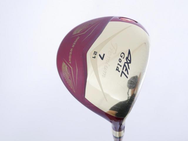 Fairway Wood : Tsuruya : หัวไม้ 7 Tsuruya AXEL Gold Premium IV (รุ่นปี 2021 ตัวท๊อป ของใหม่ 2 หมื่นกว่า) Loft 21 Flex R