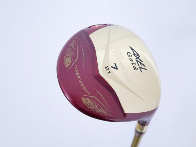 Fairway Wood : Tsuruya : หัวไม้ 7 Tsuruya AXEL Gold Premium IV (รุ่นปี 2021 ตัวท๊อป ของใหม่ 2 หมื่นกว่า) Loft 21 Flex R
