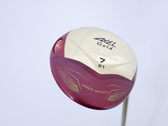 Fairway Wood : Tsuruya : หัวไม้ 7 Tsuruya AXEL Gold Premium IV (รุ่นปี 2021 ตัวท๊อป ของใหม่ 2 หมื่นกว่า) Loft 21 Flex R