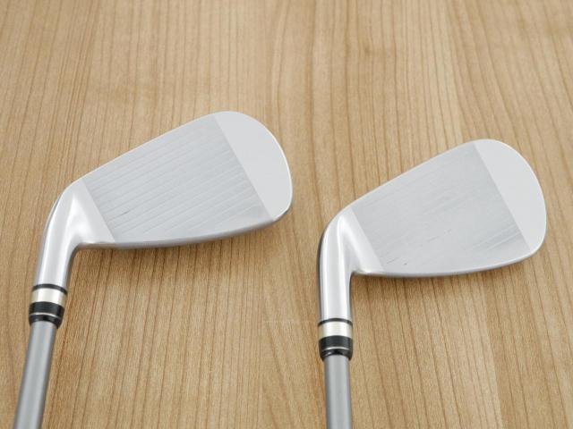 Iron set : PRGR : ชุดเหล็กกระเทย PRGR Egg PC (รุ่นปี 2019 ตีง่ายและไกลมากๆ โกงสุดๆ) มีเหล็ก 6-Pw (5 ชิ้น) ก้านกราไฟต์ M-37 Flex R