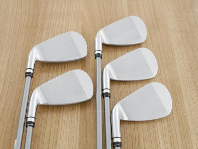 Iron set : PRGR : ชุดเหล็กกระเทย PRGR Egg PC (รุ่นปี 2019 ตีง่ายและไกลมากๆ โกงสุดๆ) มีเหล็ก 6-Pw (5 ชิ้น) ก้านกราไฟต์ M-37 Flex R