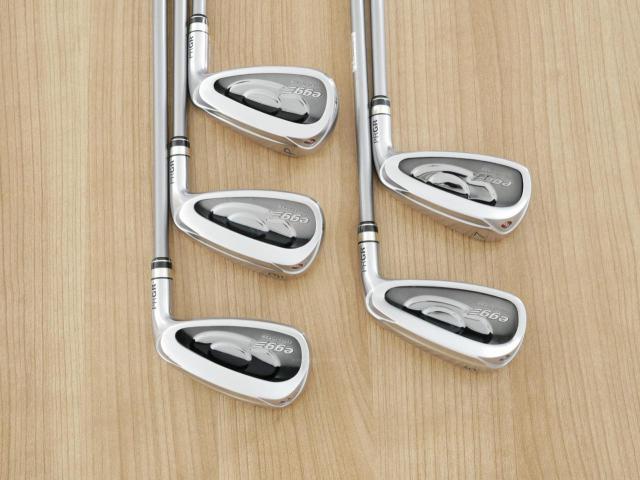 Iron set : PRGR : ชุดเหล็กกระเทย PRGR Egg PC (รุ่นปี 2019 ตีง่ายและไกลมากๆ โกงสุดๆ) มีเหล็ก 6-Pw (5 ชิ้น) ก้านกราไฟต์ M-37 Flex R