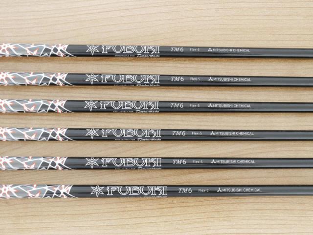 Iron set : Taylormade : ชุดเหล็ก Taylormade M4 (รุ่นปี 2018) มีเหล็ก 5-Pw (6 ชิ้น) ก้านกราไฟต์ Mitsubishi FUBUKI TM6 Flex S