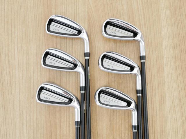 Iron set : Tourstage : ชุดเหล็ก Tourstage PHYZ III (ปี 2017 ซีรี่ย์ท๊อป ใบใหญ่ ตีง่าย ไกล) มีเหล็ก 5-Pw (6 ชิ้น) ก้านกราไฟต์ Flex R