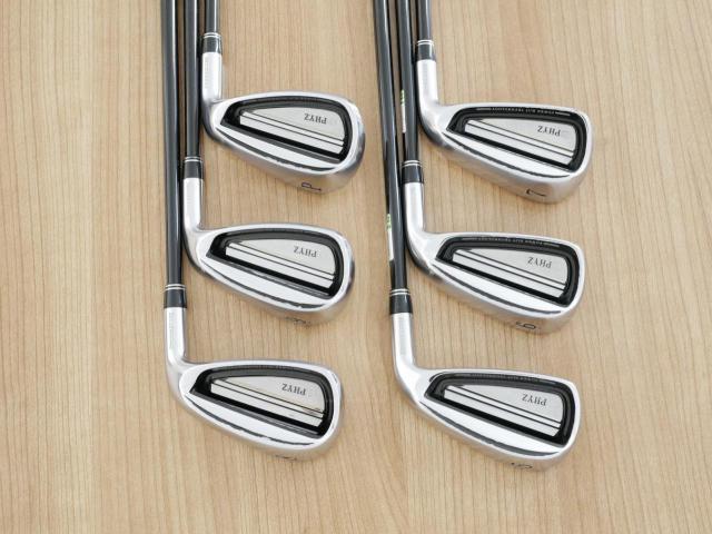 Iron set : Tourstage : ชุดเหล็ก Tourstage PHYZ III (ปี 2017 ซีรี่ย์ท๊อป ใบใหญ่ ตีง่าย ไกล) มีเหล็ก 5-Pw (6 ชิ้น) ก้านกราไฟต์ Flex R