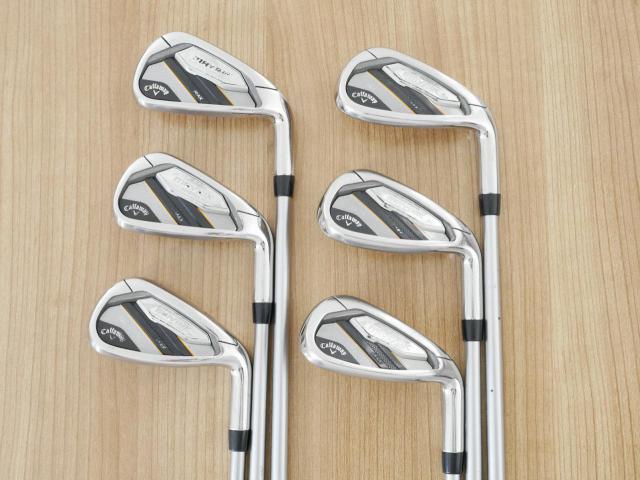Iron set : Callaway : ชุดเหล็ก Callaway Mavrik MAX (ออกปี 2020 ตีง่าย ไกลมากๆ) มีเหล็ก 6-Pw,Aw (6 ชิ้น) ก้านกราไฟต์ Mitsubishi Diamana 40 Flex R