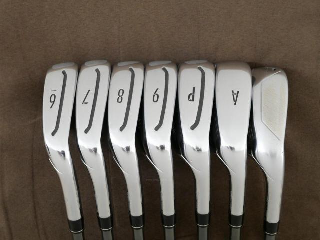 Iron set : Taylormade : ชุดเหล็ก Taylormade Gloire (รุ่นท๊อปสุด Japan Spec. ใบใหญ่ ตีง่าย ไกล) มีเหล็ก 6-Pw,Aw,Sw (7 ชิ้น) ก้านกราไฟต์ Flex R