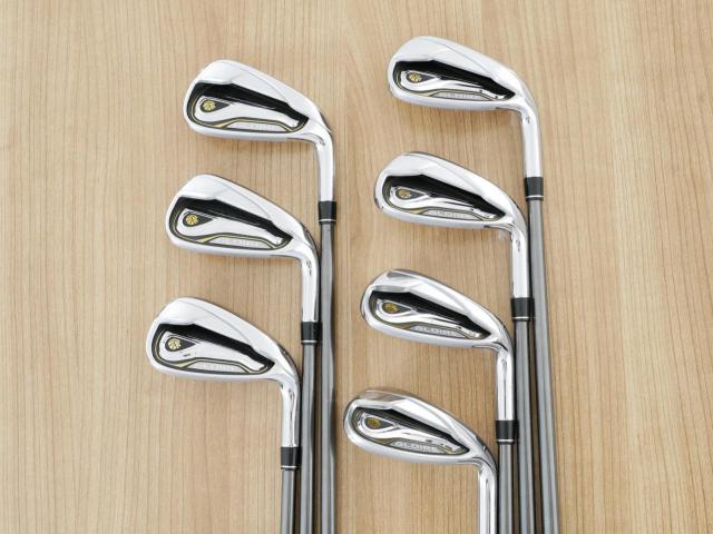 Iron set : Taylormade : ชุดเหล็ก Taylormade Gloire (รุ่นท๊อปสุด Japan Spec. ใบใหญ่ ตีง่าย ไกล) มีเหล็ก 6-Pw,Aw,Sw (7 ชิ้น) ก้านกราไฟต์ Flex R