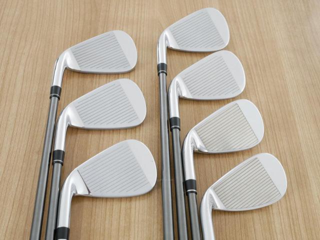 Iron set : Taylormade : ชุดเหล็ก Taylormade Gloire (รุ่นท๊อปสุด Japan Spec. ใบใหญ่ ตีง่าย ไกล) มีเหล็ก 6-Pw,Aw,Sw (7 ชิ้น) ก้านกราไฟต์ Flex R