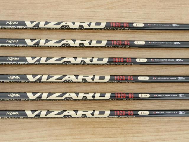 Iron set : Honma : ชุดเหล็ก Honma Tour World TR20P (ออกปี 2020) มีเหล็ก 6-11 (6 ชิ้น) ก้านกราไฟต์ Honma Vizard TR20-65 Flex R