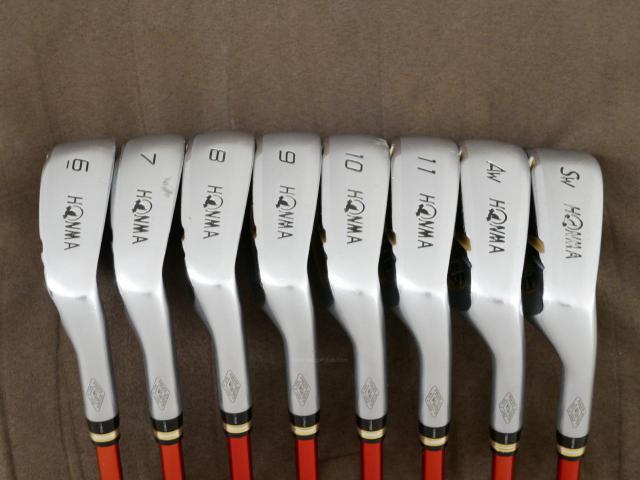 Iron set : Honma : ชุดเหล็ก Honma Beres IS-06 Forged (ปี 2019) มีเหล็ก 6-11,Aw,Sw (8 ชิ้น เทียบเท่า 5-Pw,Aw,Sw) ก้าน ARMRQ X (60) Flex SR (2 ดาว)