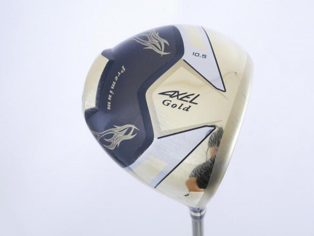 Driver : Tsuruya : Tsuruya AXEL Gold Premium (460cc. ตัวท๊อป หน้าเด้ง Non-Conform ของใหม่ 4 หมื่น) Loft 10.5 Flex R