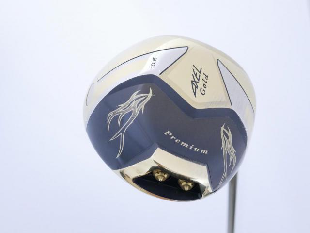 Driver : Tsuruya : Tsuruya AXEL Gold Premium (460cc. ตัวท๊อป หน้าเด้ง Non-Conform ของใหม่ 4 หมื่น) Loft 10.5 Flex R