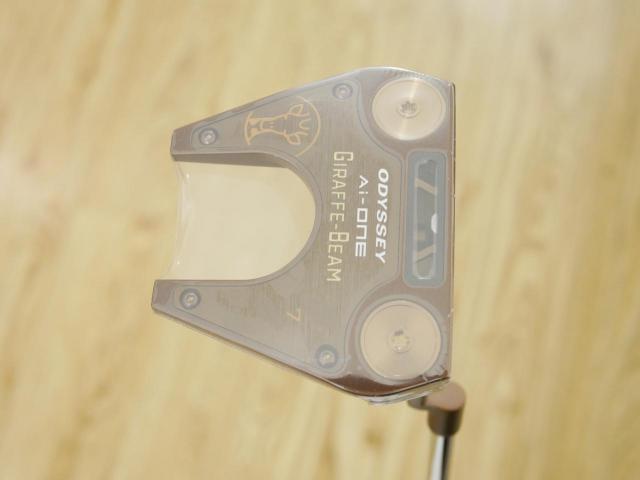 Putter : All : **ของใหม่ ยังไม่แกะพลาสติก** พัตเตอร์ Odyssey Ai-ONE GIRAFFE-BEAM 7 (รุ่นล่าสุด ออกปี 2025) ก้าน Stroke LAB SL 90 ยาว 32 นิ้ว