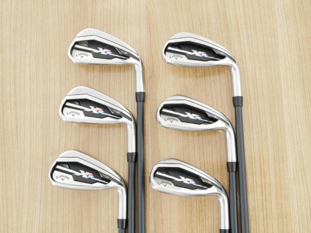Iron set : Callaway : ชุดเหล็ก Callaway XR (ใบใหญ่ ตีง่ายมาก) มีเหล็ก 6-Pw,Aw (6 ชิ้น) ก้านกราไฟต์ Project X 4.5 Flex A