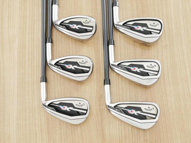Iron set : Callaway : ชุดเหล็ก Callaway XR (ใบใหญ่ ตีง่ายมาก) มีเหล็ก 6-Pw,Aw (6 ชิ้น) ก้านกราไฟต์ Project X 4.5 Flex A