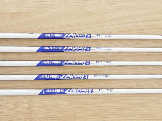 Iron set : Titleist : ชุดเหล็ก Titleist VG3 Type D Forged (รุ่นปี 2019 Japan Spec. ตีง่ายและไกลที่สุดของ Titleist) มีเหล็ก 6-Pw (5 ชิ้น) ก้านเหล็ก NS Pro Zelos 8 Flex S