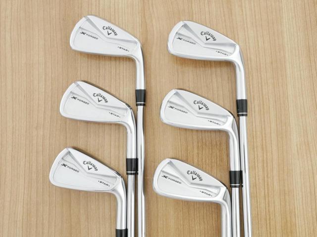 Iron set : Callaway : ชุดเหล็ก Callaway X Forged Star (ออกปี 2024) มีเหล็ก 5-Pw (6 ชิ้น) ก้านเหล็ก NS Pro 950 NEO Flex S