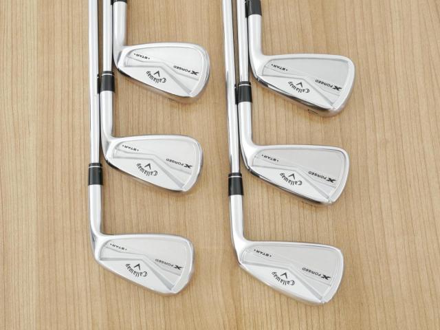 Iron set : Callaway : ชุดเหล็ก Callaway X Forged Star (ออกปี 2024) มีเหล็ก 5-Pw (6 ชิ้น) ก้านเหล็ก NS Pro 950 NEO Flex S