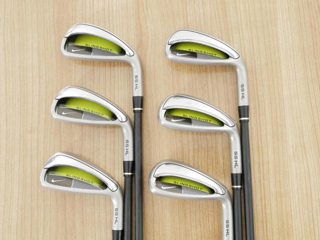 Iron set : Other Brand : ชุดเหล็ก Nike Slingshot HL (ใบใหญ่ ตีง่าย) มีเหล็ก 5-Pw (6 ชิ้น) ก้านกราไฟต์ Flex S