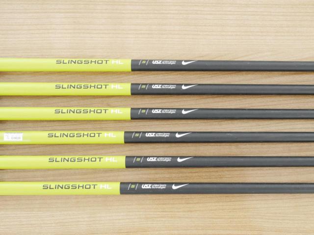 Iron set : Other Brand : ชุดเหล็ก Nike Slingshot HL (ใบใหญ่ ตีง่าย) มีเหล็ก 5-Pw (6 ชิ้น) ก้านกราไฟต์ Flex S