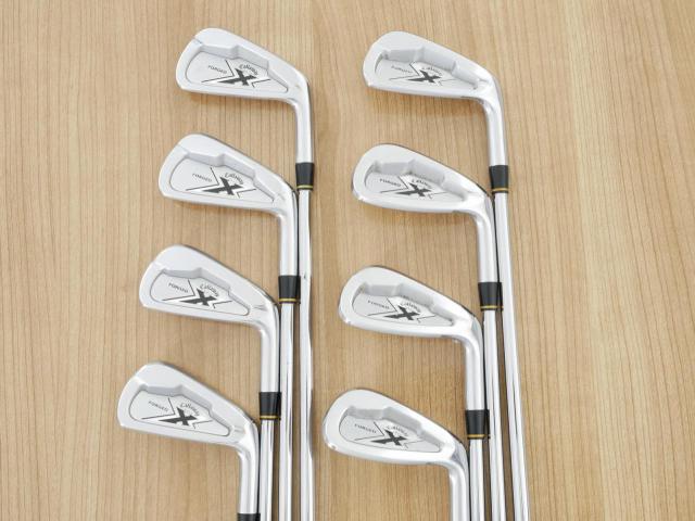 Iron set : Callaway : ชุดเหล็ก Callaway X Forged มีเหล็ก 3-Pw (8 ชิ้น) ก้านเหล็ก Project X 5.0 Flex R