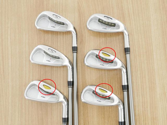 Iron set : Taylormade : **มีตำหนิ** ชุดเหล็ก Taylormade RAC R5 มีเหล็ก 5-Pw (6 ชิ้น) ก้านกราไฟต์ Flex R