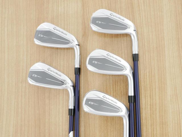 Iron set : Taylormade : **ของใหม่ ยังไม่แกะพลาสติก** ชุดเหล็ก Taylormade Qi (ออกปี 2024 Japan Spec.) มีเหล็ก 6-Pw (5 ชิ้น) ก้านกราไฟต์ Mitsubishi Diamana TM60 Flex S