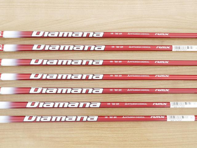 Iron set : Yamaha : **ของใหม่ ยังไม่แกะพลาสติก** ชุดเหล็ก Yamaha RMX VD40 (ออกปี 2022 ตีไกลและง่ายมากๆๆ ค่า MOI สูงสุด) มีเหล็ก 6-Pw,Aw,Sw (7 ชิ้น) ก้านกราไฟต์ Mitsubishi Diamana YR i50 Flex SR