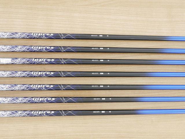 Iron set : Yamaha : ชุดเหล็ก Yamaha Inpres UD+2 (ปี 2018 ตีไกลที่สุด ไกลกว่าเหล็กทั่วไป 2 เบอร์) มีเหล็ก 6-Pw,Aw,Sw (7 ชิ้น) ก้านกราไฟต์ Flex R