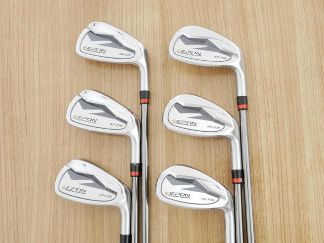 Iron set : Epon : ชุดเหล็ก EPON AF-706 Forged (ออกปี 2021 ใบใหญ่ ตีง่าย ไกล) มีเหล็ก 6-Pw,Tw (6 ชิ้น) สุดยอดก้าน Fujikura Diamond Speeder 6 Flex R