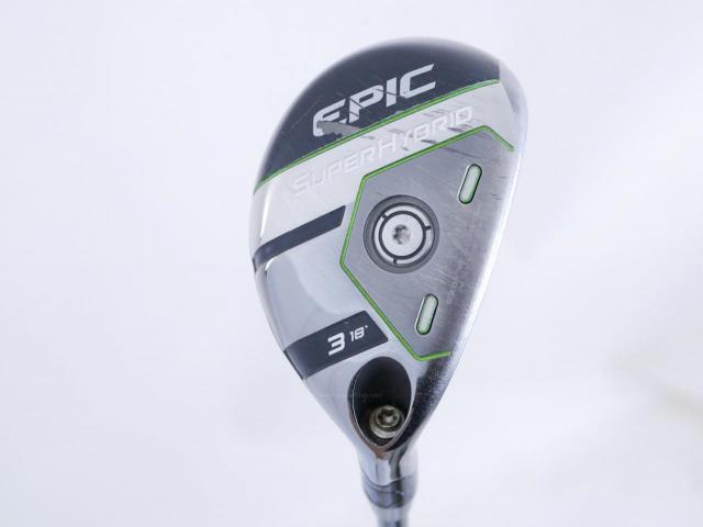 Fairway Wood : callaway : ไม้กระเทย Callaway EPIC SuperHybrid (ออกปี 2022) Loft 18 ก้าน Mitsubishi Diamana 55 Flex SR
