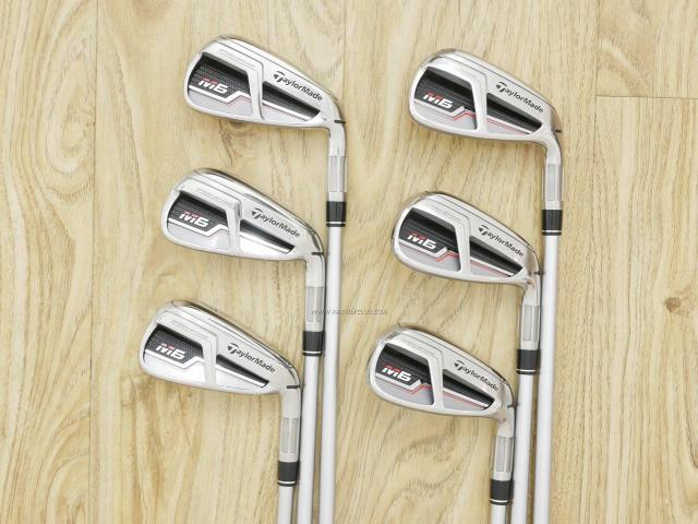 Iron set : Taylormade : ชุดเหล็ก Taylormade M6 (ออกปี 2019 Japan Spec) มีเหล็ก 5-Pw (6 ชิ้น) ก้านกราไฟต์ Mitsubishi FUBUKI TM6 Flex S