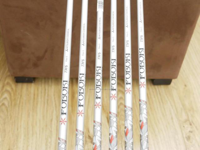 Iron set : Taylormade : ชุดเหล็ก Taylormade M6 (ออกปี 2019 Japan Spec) มีเหล็ก 5-Pw (6 ชิ้น) ก้านกราไฟต์ Mitsubishi FUBUKI TM6 Flex S