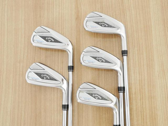 Iron set : Callaway : ชุดเหล็ก Callaway Paradym Ai Smoke Max Fast (ออกปี 2024 ตีง่ายมาก ไกล Japan Spec.) มีเหล็ก 6-Pw (5 ชิ้น) ก้านเหล็ก NS Pro ZELOS 7 Flex S