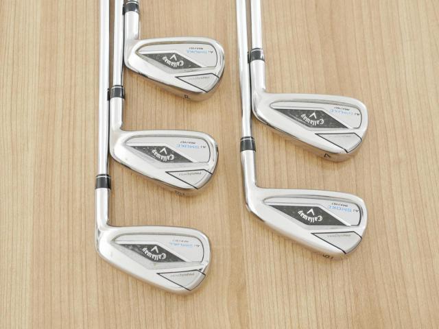 Iron set : Callaway : ชุดเหล็ก Callaway Paradym Ai Smoke Max Fast (ออกปี 2024 ตีง่ายมาก ไกล Japan Spec.) มีเหล็ก 6-Pw (5 ชิ้น) ก้านเหล็ก NS Pro ZELOS 7 Flex S