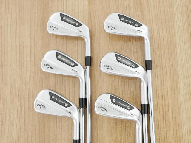 Iron set : Callaway : ชุดเหล็ก Callaway APEX Pro Forged (ออกปี 2024) มีเหล็ก 5-Pw (6 ชิ้น) ก้านเหล็ก Dynamic Gold 115 MID S200