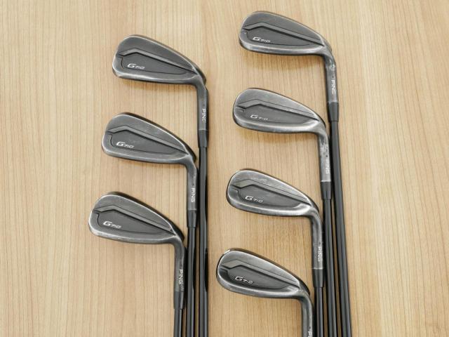 Iron set : Ping : ชุดเหล็ก Ping G710 (รุ่นปี 2021 Japan Spec. ใบใหญ่ ง่ายที่สุด ไกลที่สุดของ Ping) มีเหล็ก 6-Pw,Aw,Sw (7 ชิ้น) ก้านกราไฟต์ Ping ALTA J CB Flex SR