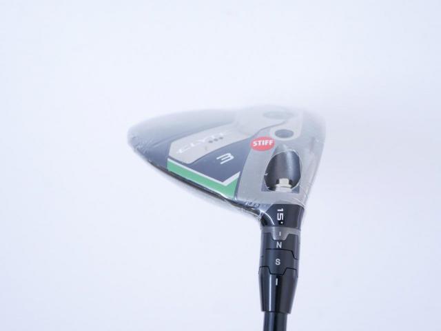 Fairway Wood : callaway : **ของใหม่ ยังไม่แกะพลาสติก** หัวไม้ 3 Callaway ELYTE Triple Diamond (ออกปี 2025) Loft 15 ก้าน Mitsubishi TENSEI 60 Flex S