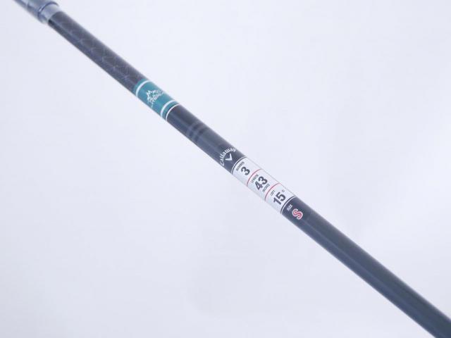 Fairway Wood : callaway : **ของใหม่ ยังไม่แกะพลาสติก** หัวไม้ 3 Callaway ELYTE Triple Diamond (ออกปี 2025) Loft 15 ก้าน Mitsubishi TENSEI 60 Flex S