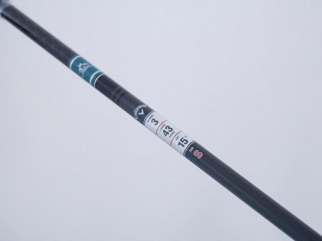 Fairway Wood : callaway : **ของใหม่ ยังไม่แกะพลาสติก** หัวไม้ 3 Callaway ELYTE Triple Diamond (ออกปี 2025) Loft 15 ก้าน Mitsubishi TENSEI 60 Flex S