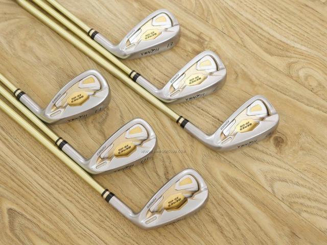 Iron set : Honma : ชุดเหล็ก Honma Beres IS-05 Forged (ปี 2017) มีเหล็ก 6-11 (6 ชิ้น ระยะเทียบเท่า 5-Pw ของรุ่นอื่นๆ) ก้าน ARMRQ ∞ (48) Flex R (2 ดาว)